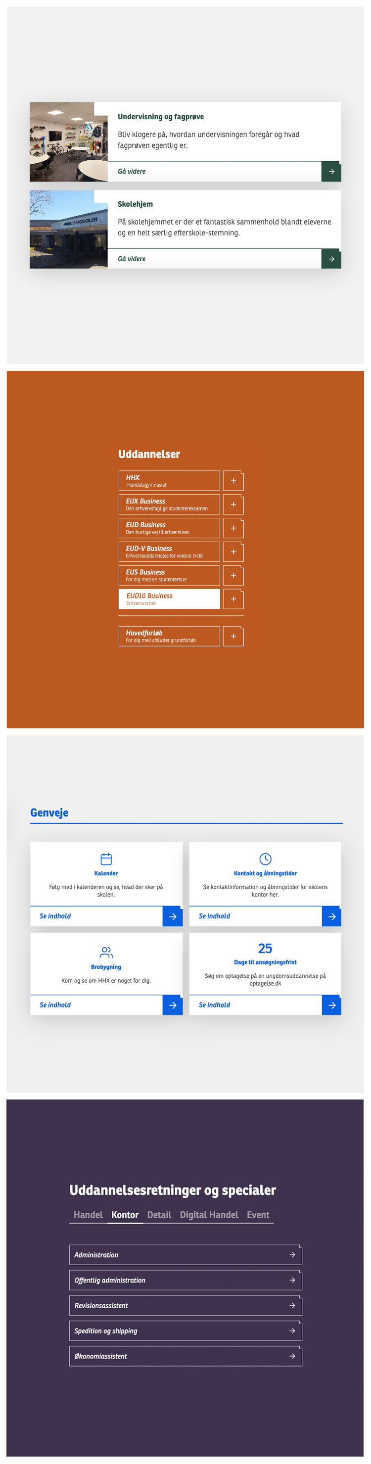 Sammen med Aarhus Business College skabte vi et signifikant løft på tværs af hele deres hjemmeside